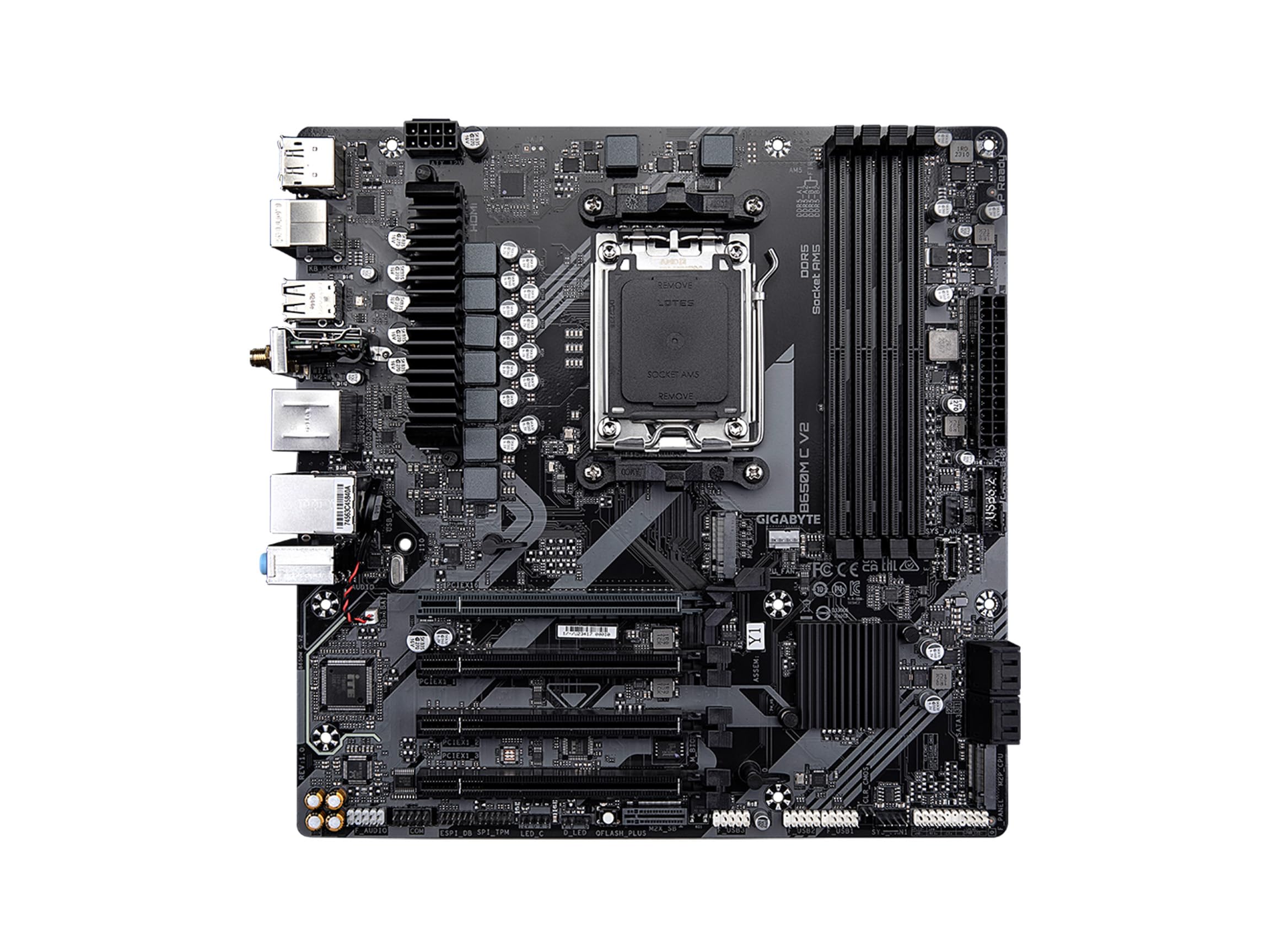 Amazon.com: GIGABYTE B650M C V2 (AM5/ LGA 1718/ AMD/ B650